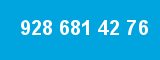 928 681 42 76 928 681 42 76